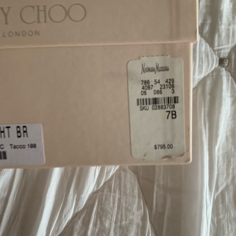 Jimmy Choo metallic shoes size 7 - Picture 3 of 7